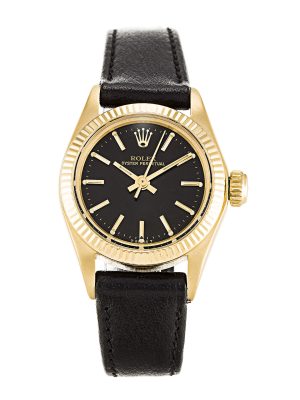 Rolex Lady Oyster Perpetual 6718 Black Dial