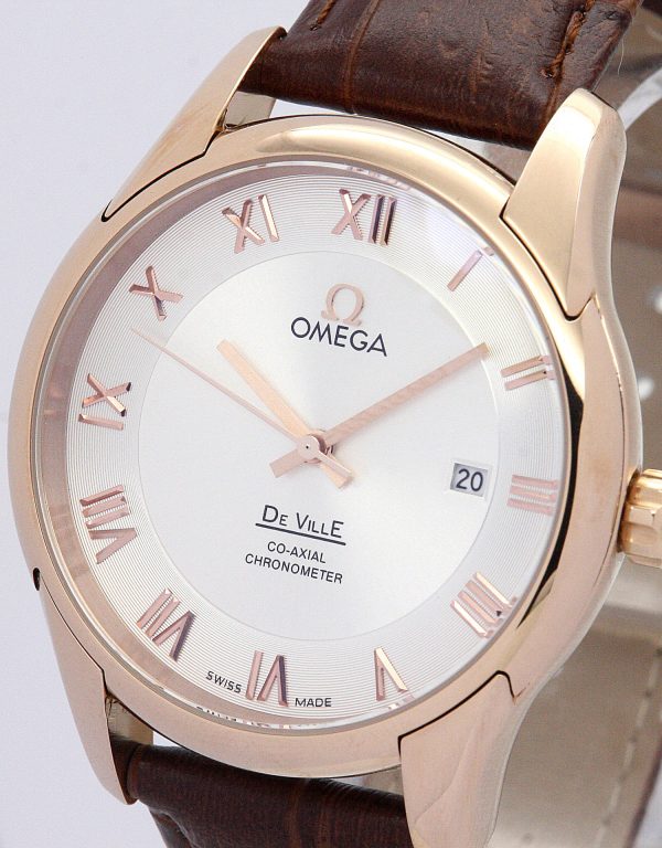 Omega De Ville Hour Vision rose gold case