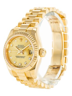 Rolex Datejust Gold Ladies 179178