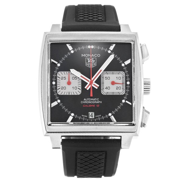 Black Tag Heuer Monaco CAW2114.FT6021