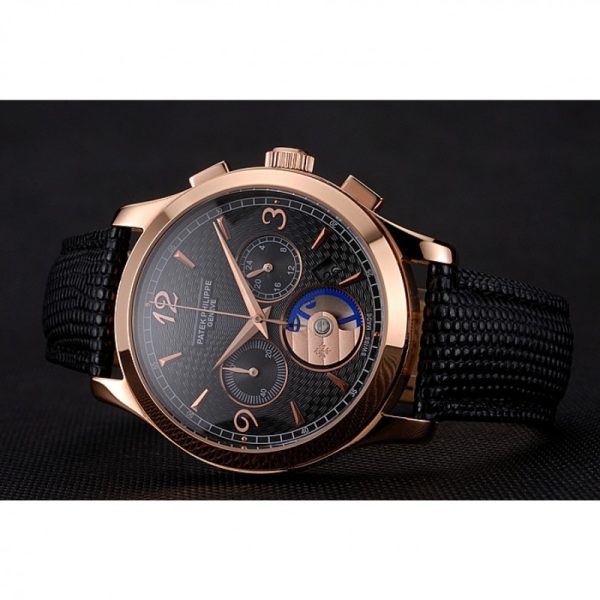 Patek Philippe Chronograph Black Guilloche