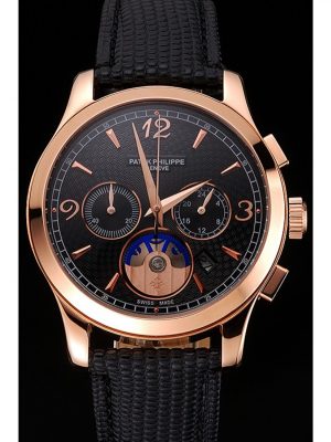 Patek Philippe Chronograph Black Guilloche