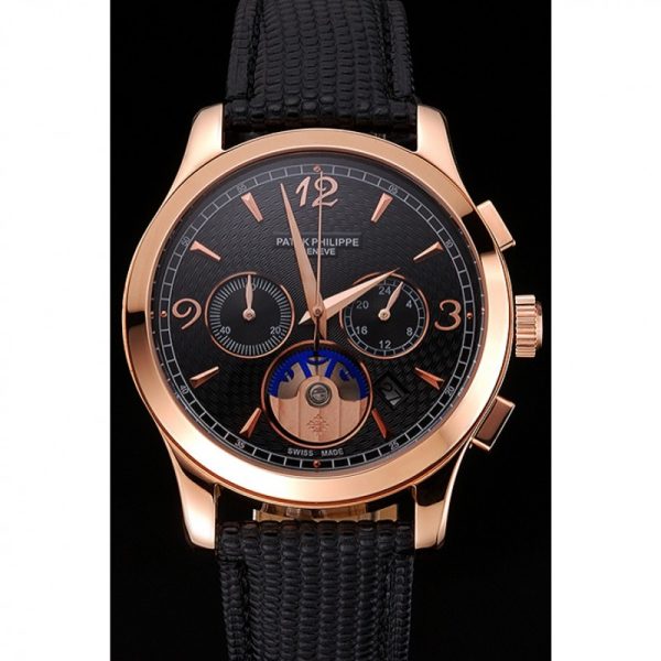 Patek Philippe Chronograph Black Guilloche