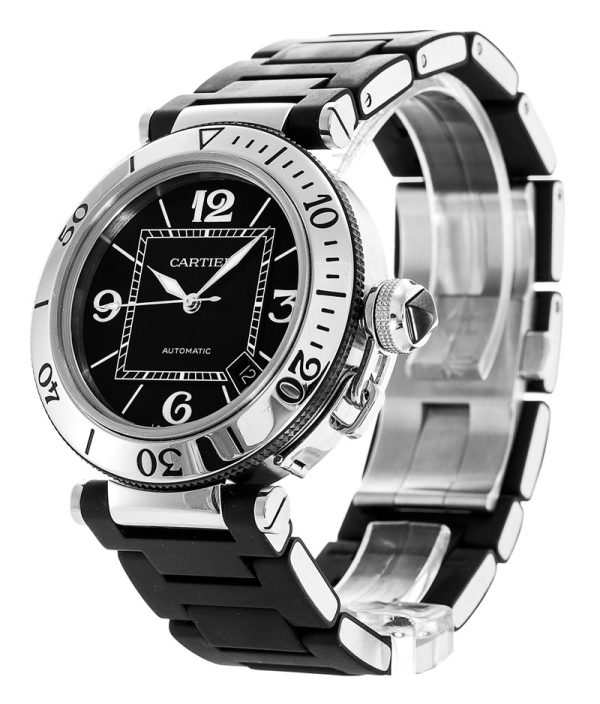 Black Cartier Pasha W31077U2