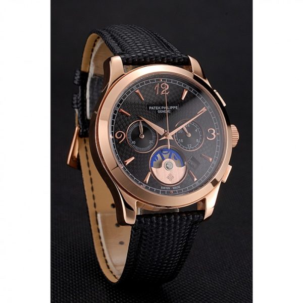 Patek Philippe Chronograph Black Guilloche