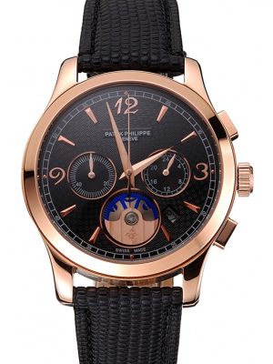 Patek Philippe Chronograph Black Guilloche