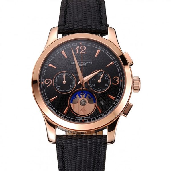 Patek Philippe Chronograph Black Guilloche